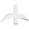 Ekena Millwork Bellingham Architectural Grade PVC Gable Bracket, 36"W x 15"H x 2"D x 4"F, 10/12 Pitch GBP036X15X0204BEL00 - alternate 1